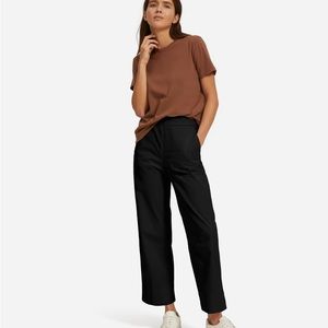 New!! Everlane Wide Leg High Waist Pull On The Easy Pant Size 2